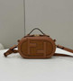 Fendi 8BS058 O’Lock Mini Camera Case Brown leather mini bag