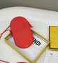 Fendi O’Lock Phone Pouch 7AS055 Orange leather pouch