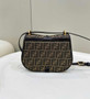 Fendi Cmon Medium 8BT366 Shoulder Brown FF jacquard fabric Bag