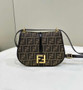 Fendi Cmon Medium 8BT366 Shoulder Brown FF jacquard fabric Bag