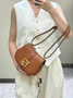 Fendi C’mon Mini 8BS082 Shoulder Brown leather bag