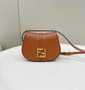 Fendi C’mon Mini 8BS082 Shoulder Brown leather bag