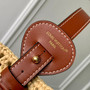 Louis Vuitton All In BB Shoulder Bag M14217 Brown Raffia - Default Title - View 6