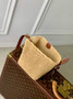 Louis Vuitton All In BB Shoulder Bag M14217 Brown Raffia