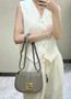 Fendi C’mon Mini 8BS082 Shoulder Gray leather bag