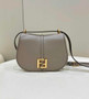 Fendi Cmon Medium 8BT366 Shoulder gray smooth leather Bag