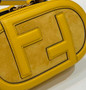 Fendi 8BS058 O’Lock Mini Camera Case Yellow leather mini bag