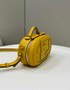 Fendi 8BS058 O’Lock Mini Camera Case Yellow leather mini bag