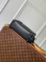 Louis Vuitton Side Trunk MM M24309 Black leather