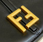 Fendi Cmon Medium 8BT366 Shoulder black smooth leather Bag