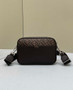 Fendi Camera Case Brown FF fabric bag 7M0286