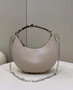 Fendi Fendigraphy Small Gray leather bag 8BR798