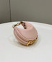 Fendi Nano Fendigraphy 7AS089 pink leather charm