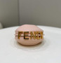 Fendi Nano Fendigraphy 7AS089 pink leather charm