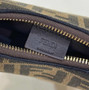 Fendi Nano Fendigraphy 7AS089 Brown FF leather charm