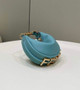 Fendi Nano Fendigraphy 7AS089 green leather charm
