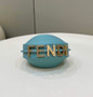 Fendi Nano Fendigraphy 7AS089 green leather charm