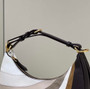Fendi Fendigraphy 8BR798 Leather bag with beige and brown inlay