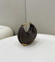 Fendi Nano Fendigraphy 7AS089 Coffee leather charm 80059S