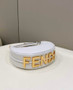 Fendi Fendigraphy Small white leather bag 8BR798