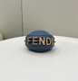 Fendi Nano Fendigraphy 7AS089 Dark Blue leather