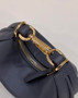 Fendi Nano Fendigraphy 7AS089 Black leather charm