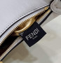 Fendi Nano Fendigraphy 7AS089 white leather charm