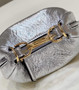 Fendi Nano Fendigraphy 7AS089 Silver leather charm