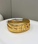 Fendi Fendigraphy Small Gold leather bag 8BR798