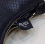 Fendi Nano Fendigraphy 7AS089 Black Snake leather