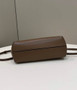 Fendi First Small 8BP129 Brown leather and python leather bag