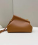 Fendi First Small 8BP129 Brown leather bag