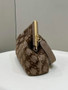 Fendi First Medium 8BP127 khaki Suede bag