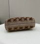 Fendi First Medium 8BP127 khaki Suede bag