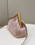 Fendi First Small 8BP129 Pink sheepskin bag
