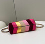 Fendi First Small 8BP129 Gold leather bag Multicolor
