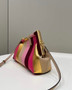 Fendi First Small 8BP129 Gold leather bag Multicolor