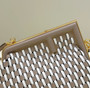 Fendi First Small 8BP129 Dove Gray and White Interlaced Leather Bag