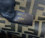 Fendi First Small 8BP129 Dove Gray and White Interlaced Leather Bag