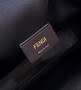 Fendi First Medium 8BP127 Black fox fur bag