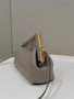 Fendi First Small 8BP129 Gray leather bag