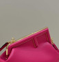 Fendi First Small 8BP129 Plum leather bag