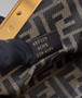 Fendi First Small 8BP129 Black braided leather bag