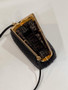 Fendi First Small 8BP129 Black braided leather bag