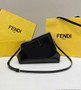 Fendi First Small 8BP129 Black Patent Leather Bag