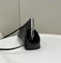 Fendi First Small 8BP129 Black Patent Leather Bag