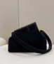 Fendi First Medium 8BP127 Black sheepskin bag