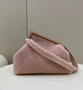 Fendi First Medium 8BP127 Pink sheepskin bag