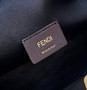 Fendi First Small 8BP129 Black fox fur bag