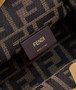 Fendi First Small 8BP129 Beige raffia macrame bag